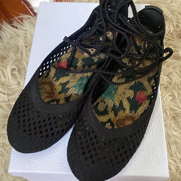 NIB Dior Poeme Ballet Flats 37.5, Black - Picture 10 of 11